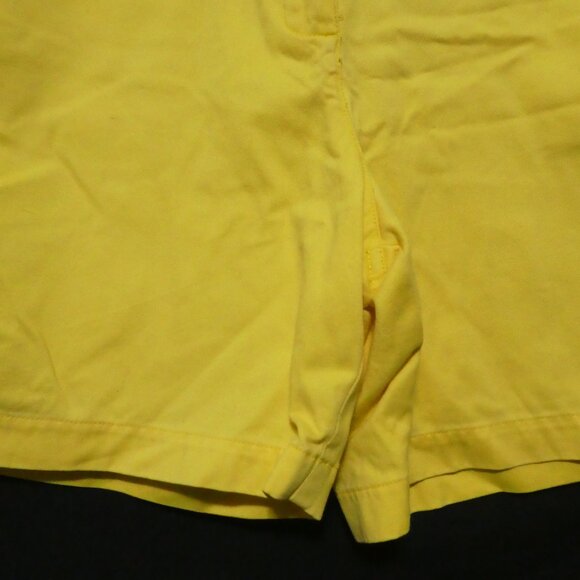 JONES NEW YORK SPORT | size 10 | Classic Yellow Denim Summer Shorts | Cotton - Picture 7 of 14